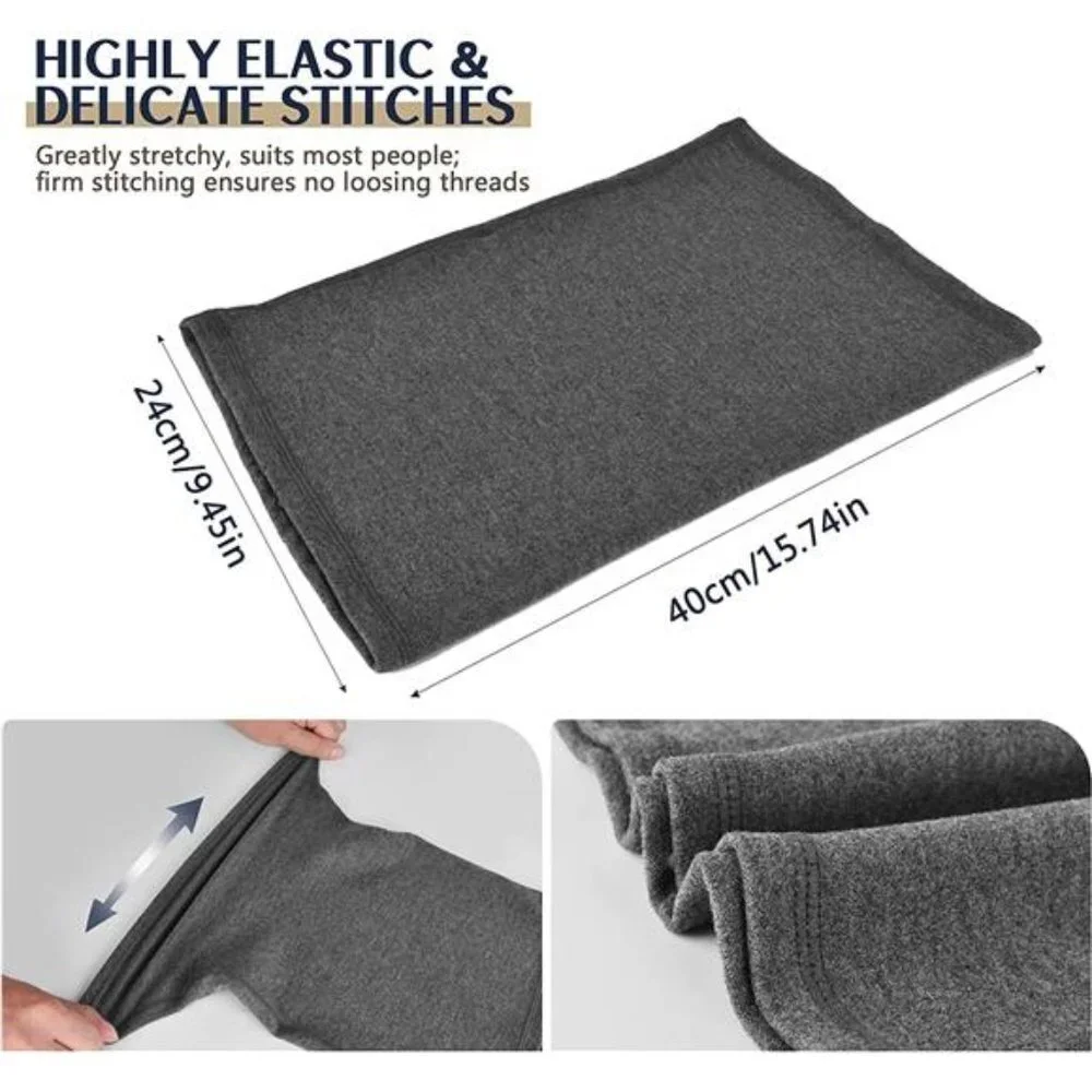 Winter Neck Gaiter Warmer, Soft Fleece Face Mask Scarf for Cold Weather